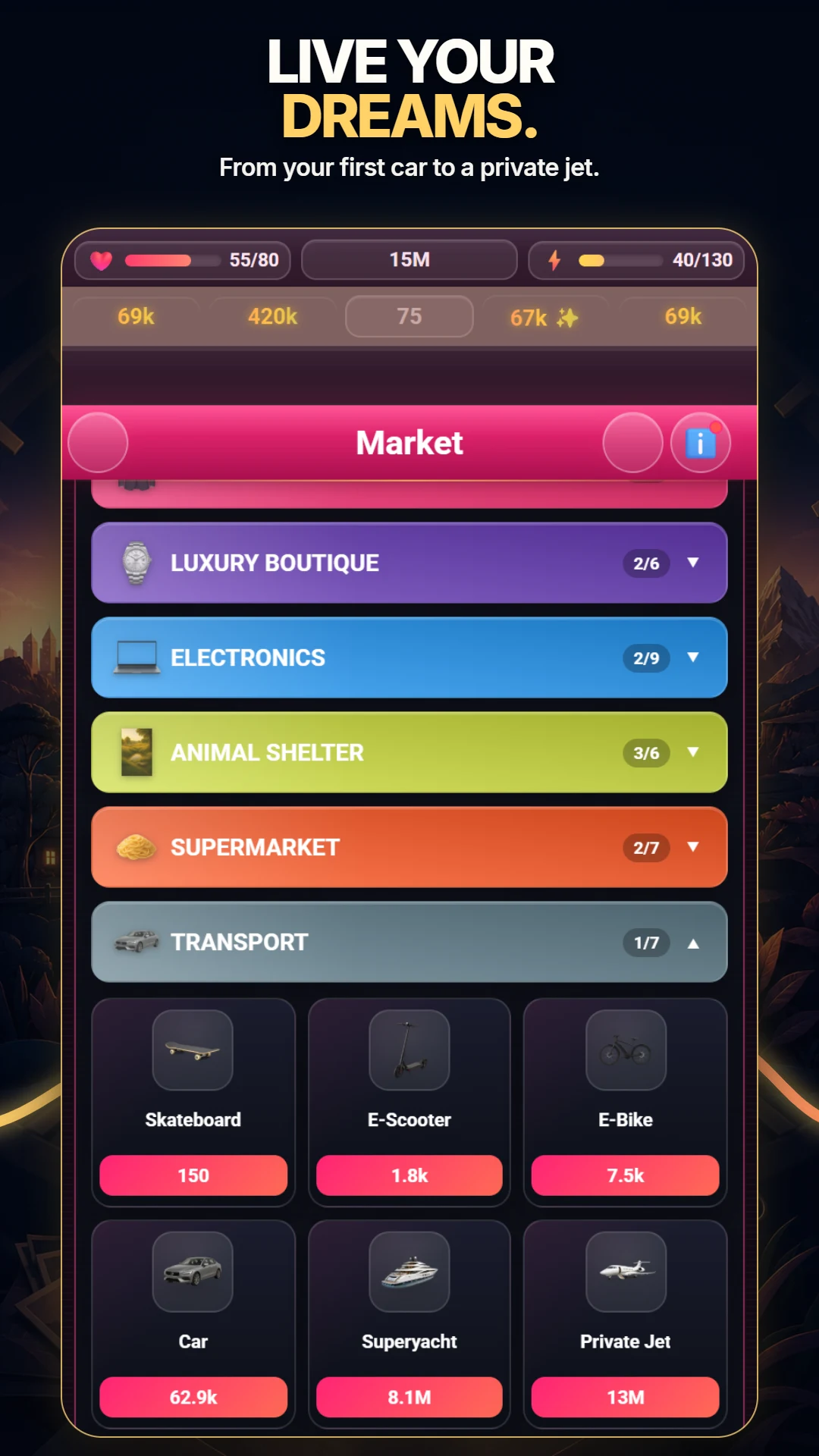 CareerClicker: Life Simulator screenshot