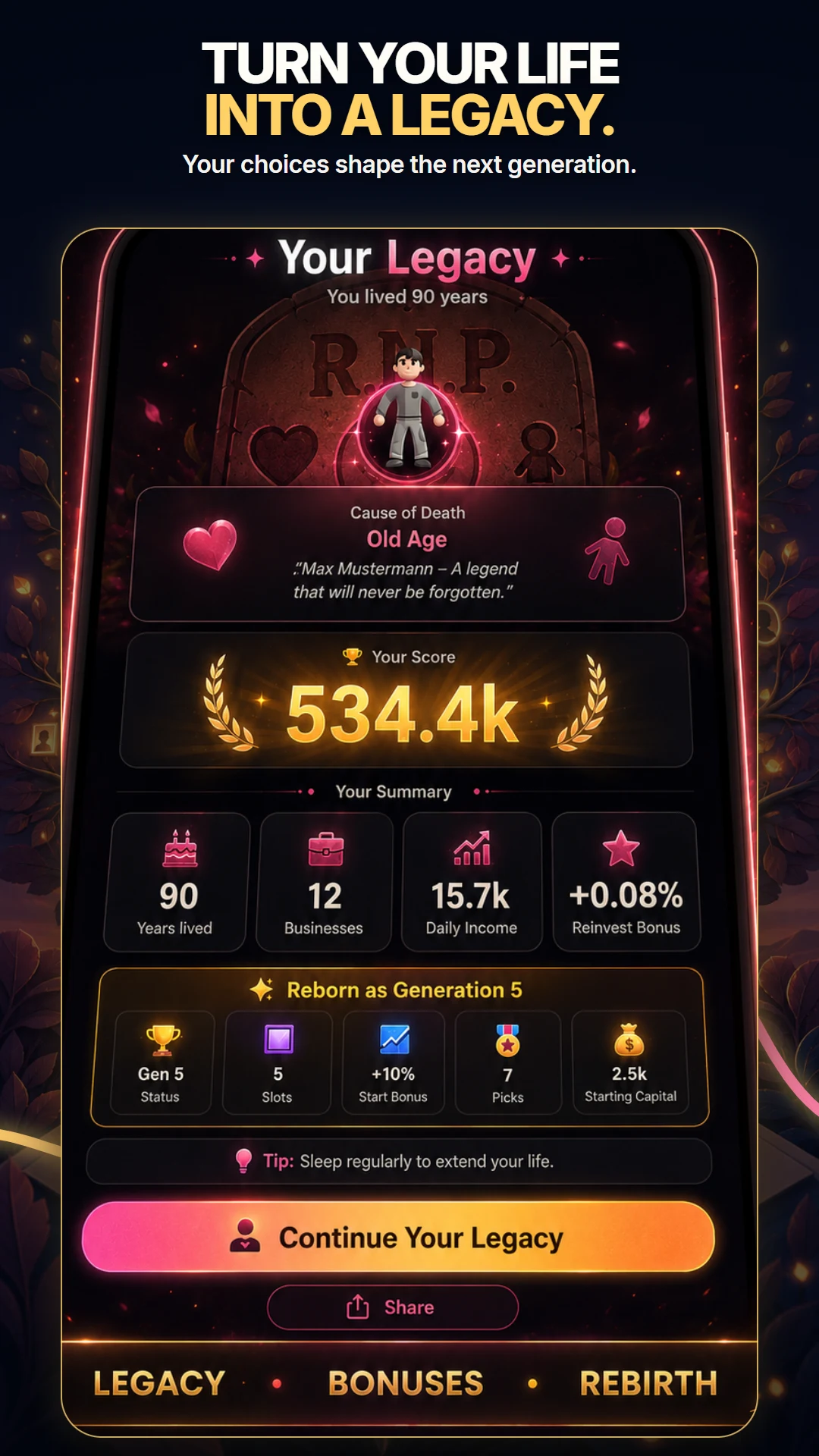 CareerClicker: Life Simulator screenshot